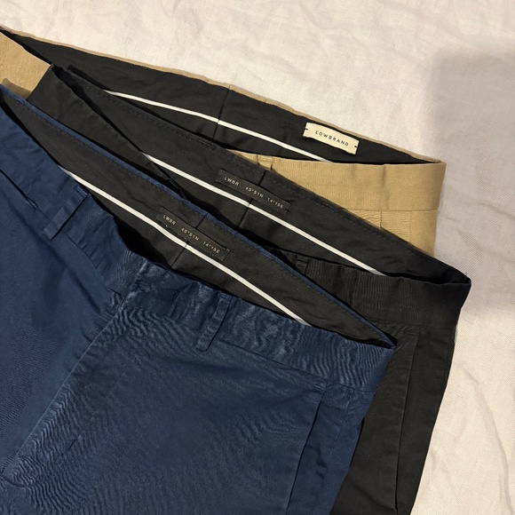 Low Brand Mens Set Cropped Skinny Slim 32 Luxury Cotton Lot 3 Pairs - Picture 2 of 9